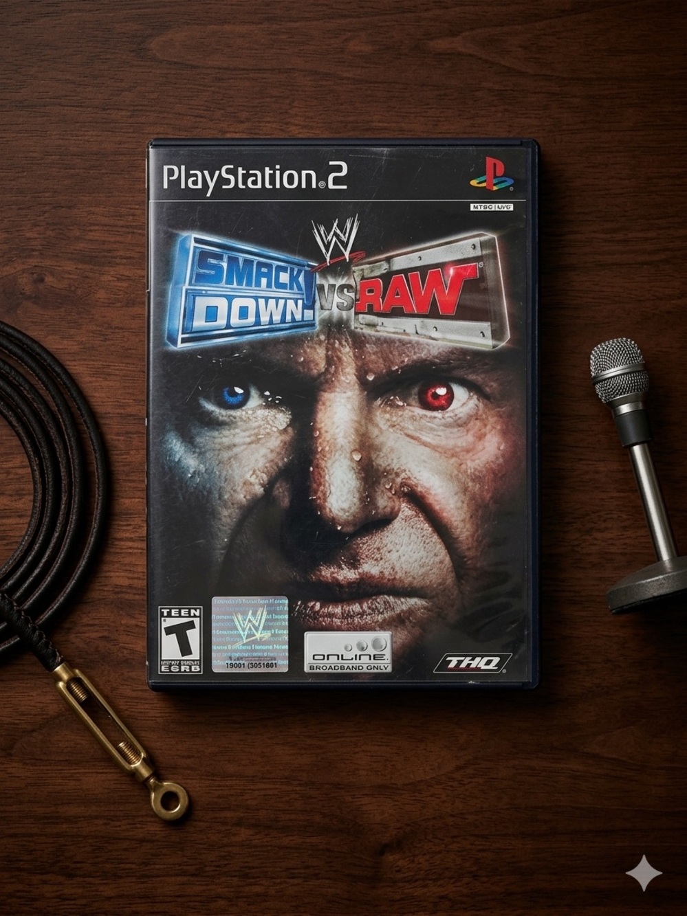 WWE SmackDown! vs. Raw (Sony PlayStation 2, 2004) PS2 CIB - Tested